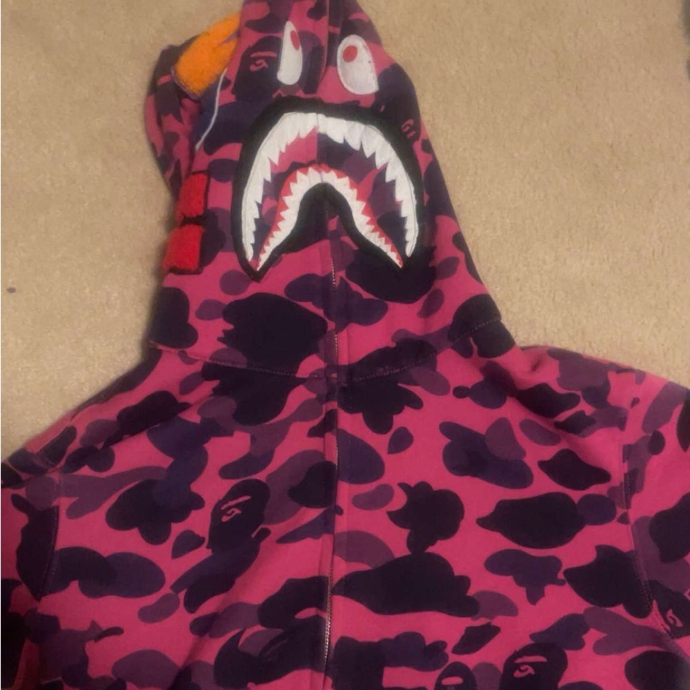 Purple Bape hoodie